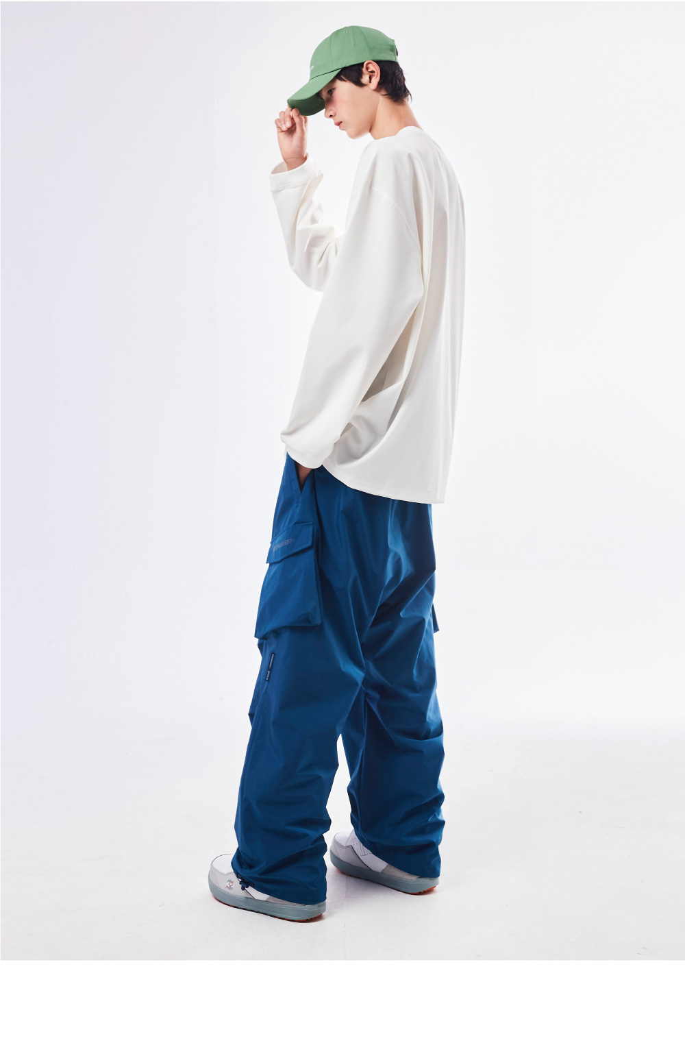 22/23 RICE28 X SPECIALGUEST SG28 CURVE PANTS 3LAYER_PETROL BLUE